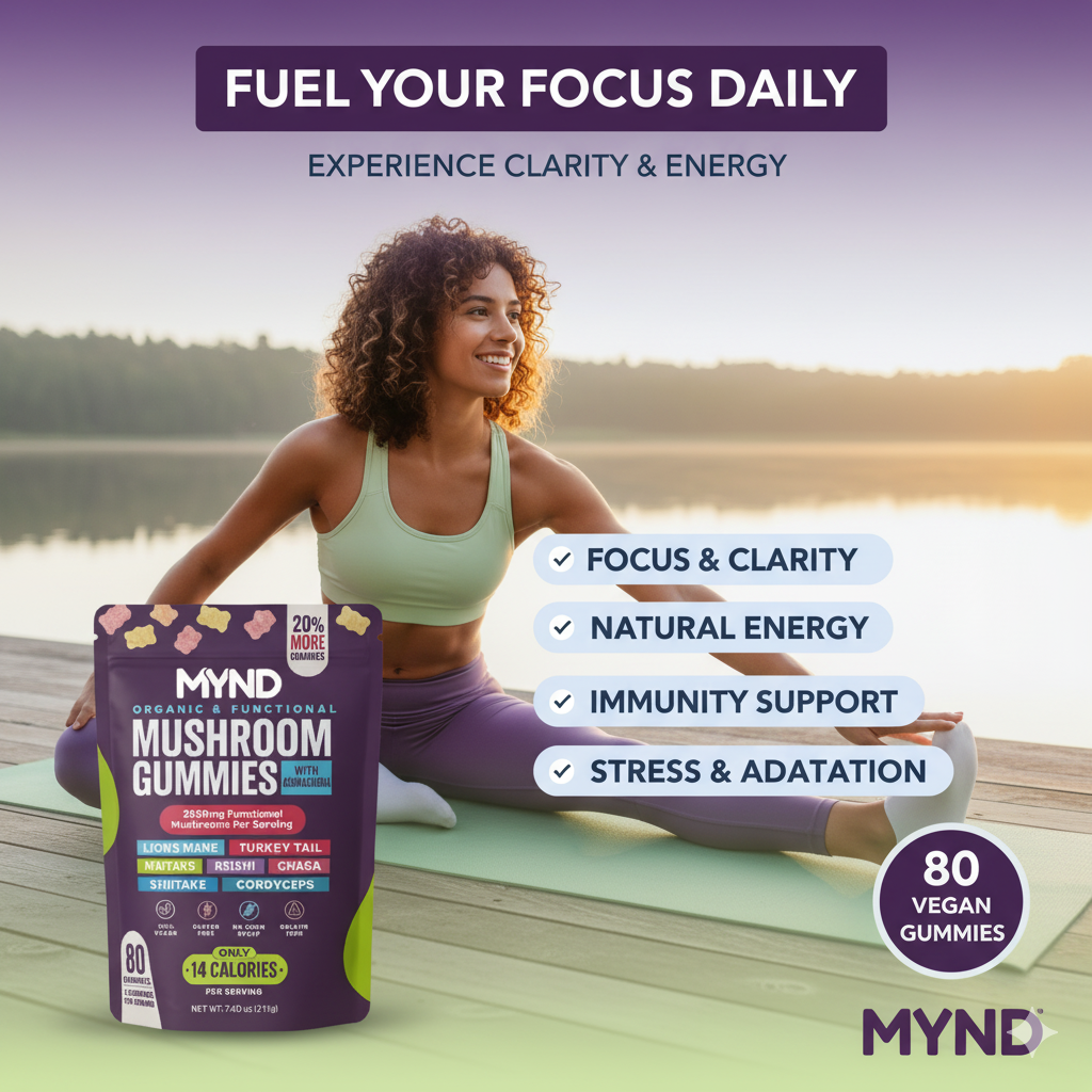 MYND Daily Performance Mushroom Gummies